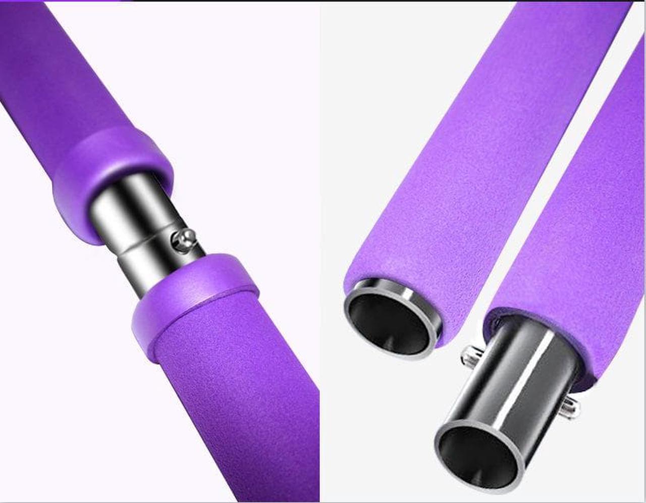 Alt view image 3 of 4 - Yoga apparatus Pilates bar fitness exercise household female foot pedal thin weight puller elastic belt weight loss pull rope