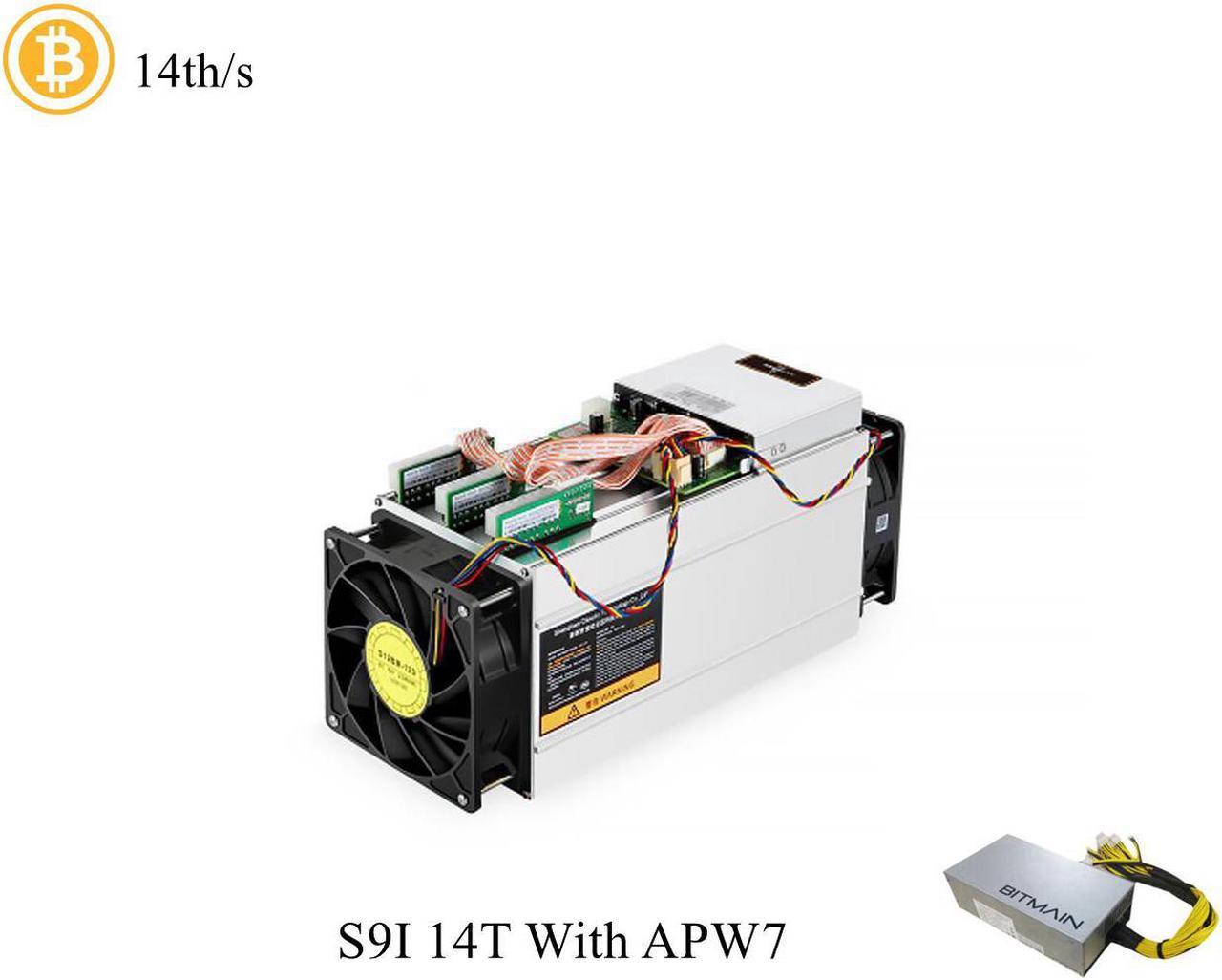 Bitmain AntMiner S9i 14TH/S 16nm Bitcoin SHA-256 Miner BTC ASIC Mining Machine Bitcoin Miner With APW7 power supply