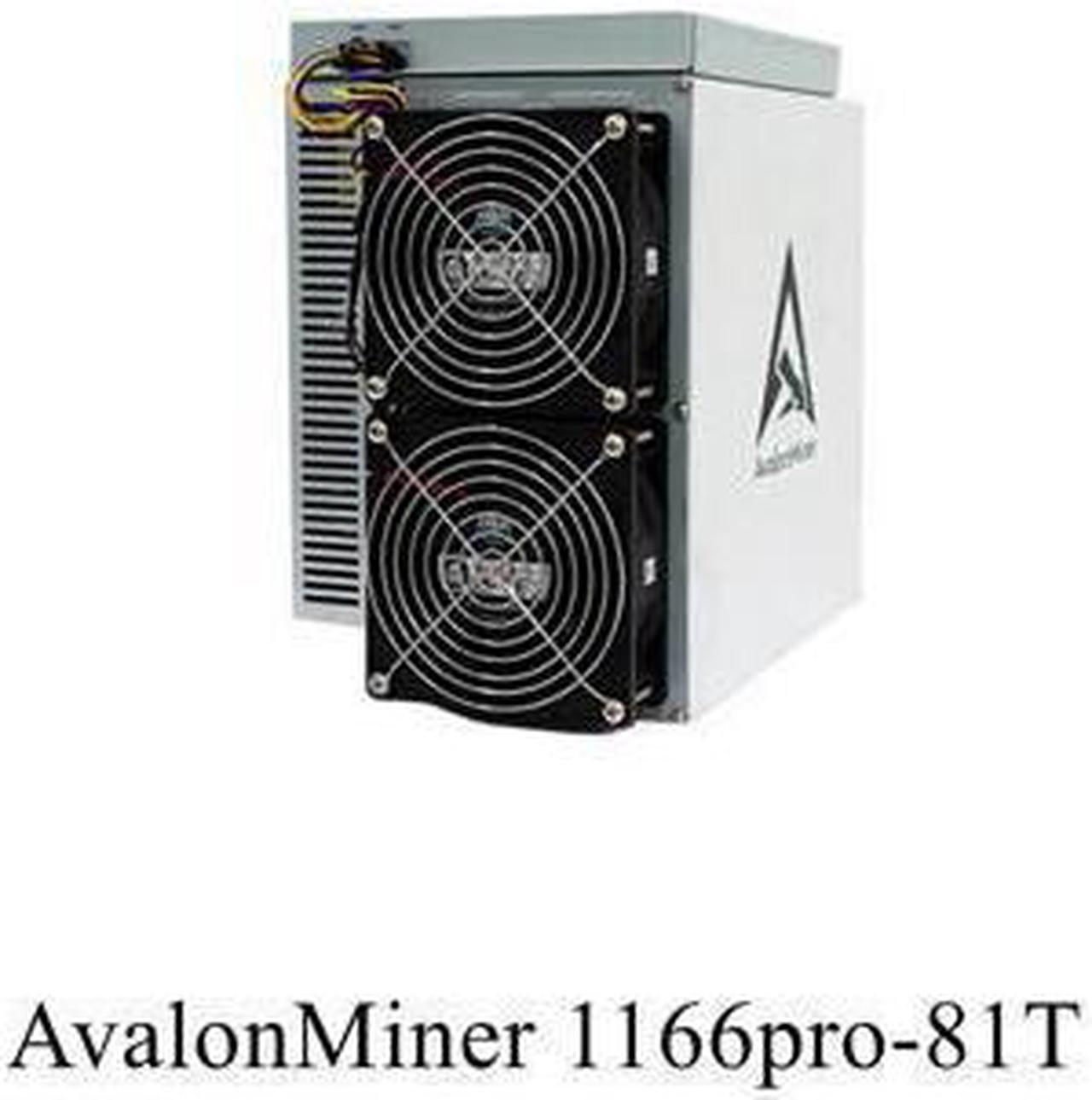 81Th/s AvalonMiner 1166pro,High Hash BTC Canaan Mining SHA-256 PK Avalon Miner 1246Pro 81T