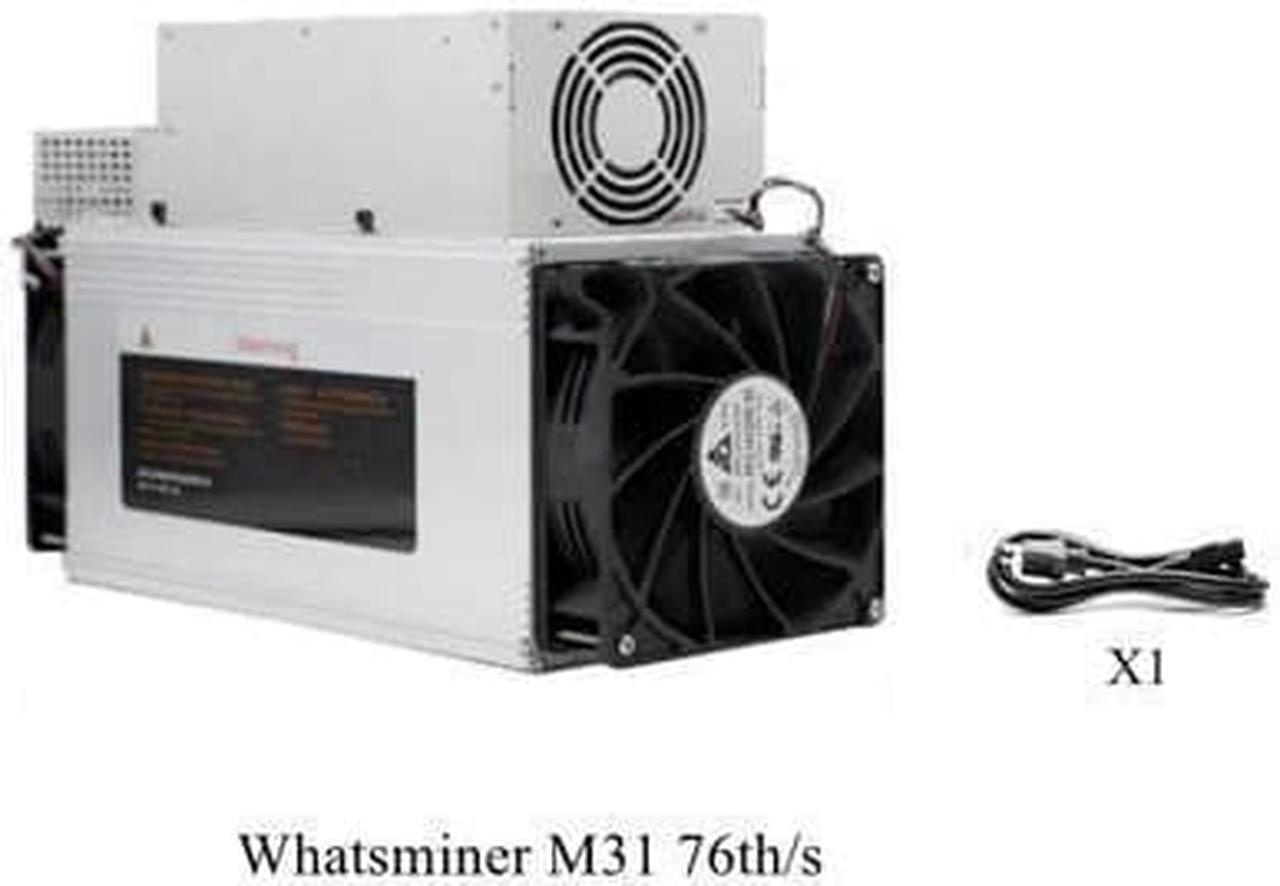 Whatsminer M31S 76T Btc Bitcoin Miner M31s Whatsminer 3220W PSU Inlcuded