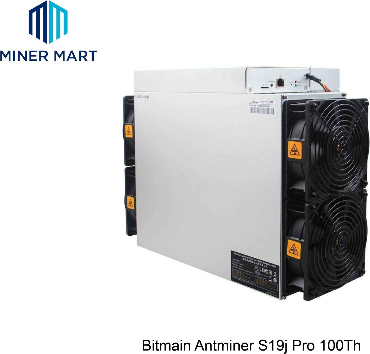 Bitmain Antminer S19j Pro 100T BTC Miner