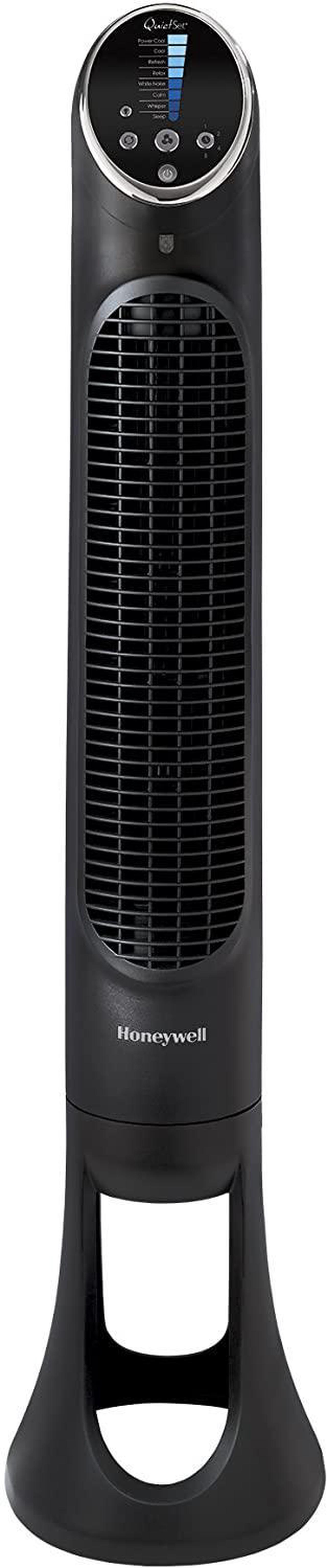 Alt view image 12 of 20 - Honeywell QuietSet 8-Speed Whole-Room Tower Fan 10W x 40H Black HYF290B