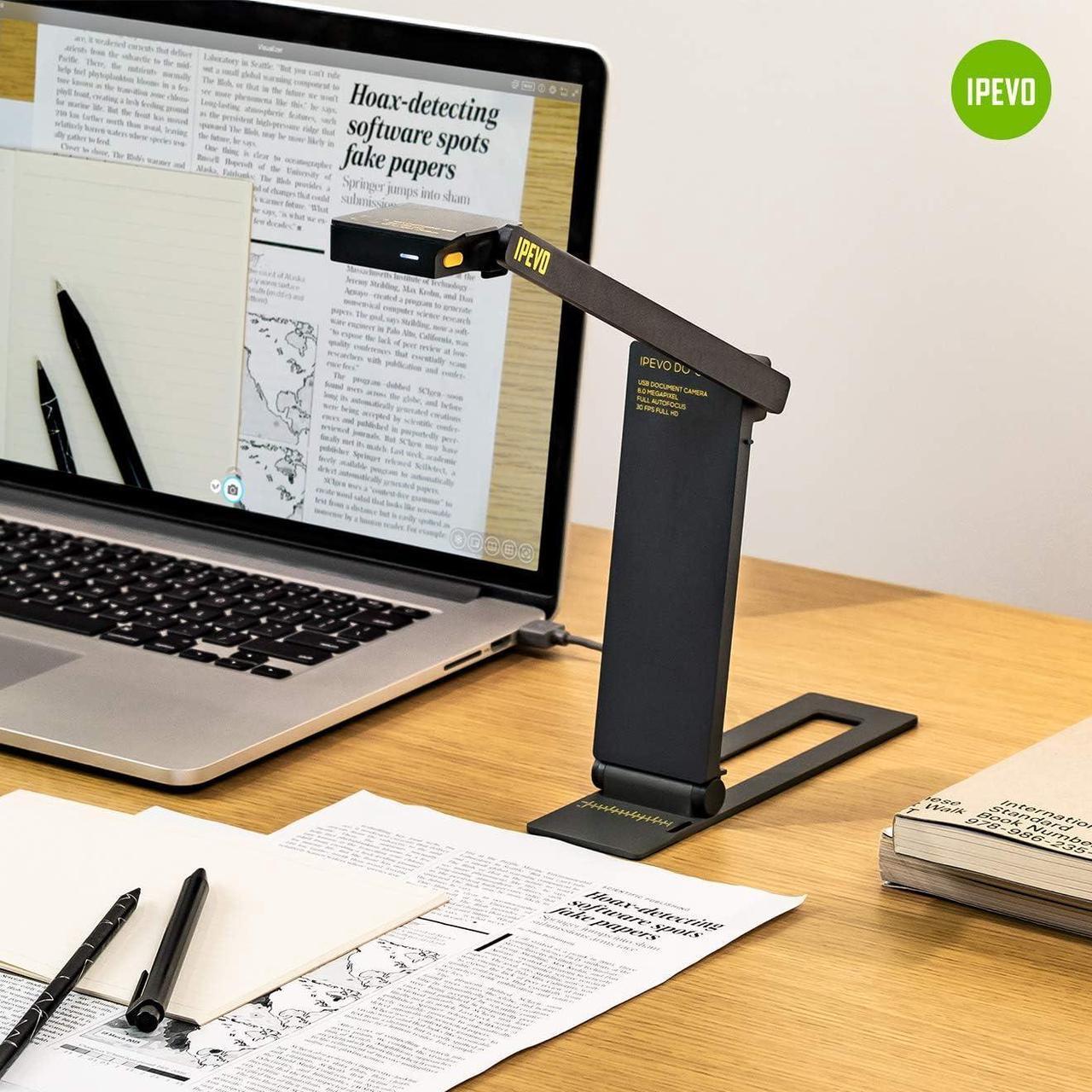 Alt view image 5 of 7 - IPEVO DO-CAM Portable & Compact Ultra HD 8MP USB Camera for Professional Visual Presentations and Communication  Real-time Image Capture, Webcam for Conference Call, Distance Learning, Remote Work