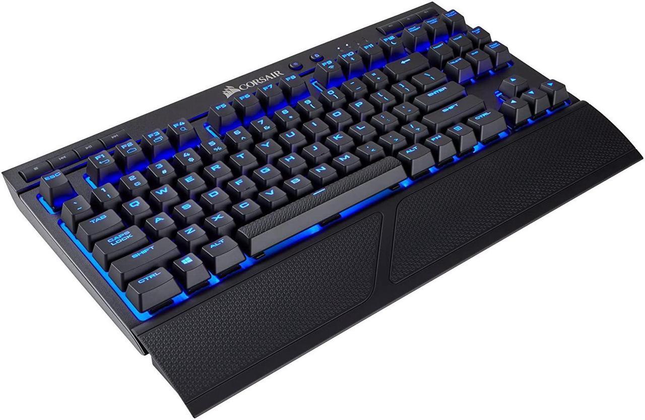 Alt view image 16 of 20 - Corsair K63 Wireless Mechanical Gaming Keyboard, backlit Blue LED, Cherry MX Red - Quiet & Linear