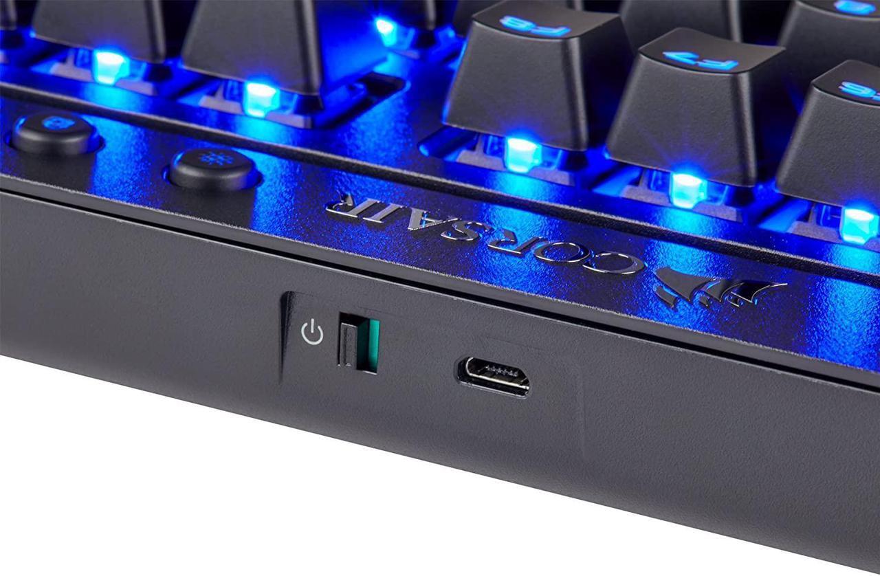 Alt view image 19 of 20 - Corsair K63 Wireless Mechanical Gaming Keyboard, backlit Blue LED, Cherry MX Red - Quiet & Linear