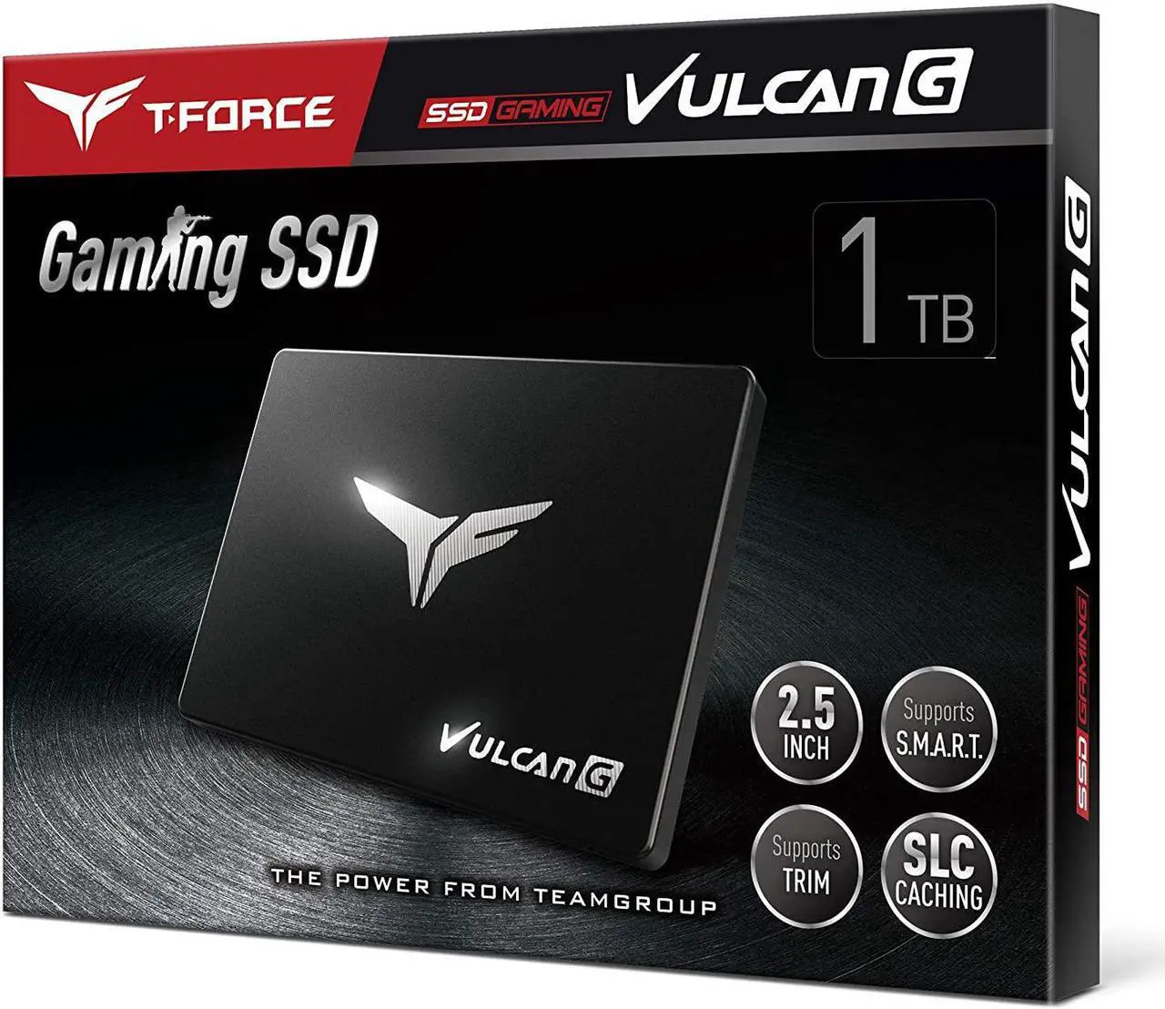 Alt view image 9 of 10 - Team Group T-FORCE VULCAN G 2.5" 1TB SATA III 3D NAND Internal Solid State Drive (SSD) T253TG001T3C301