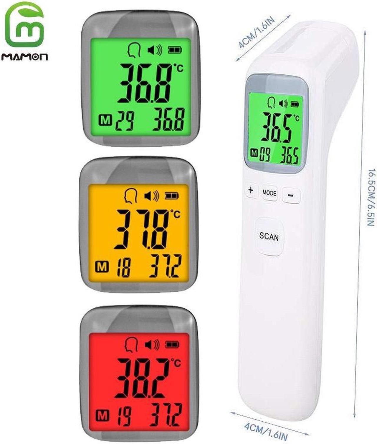 Alt view image 7 of 7 - Thermometer for Adults and Kids, No-Touch Forehead Thermometer with Object Mode Function,Fever Alert and 32 Set Memory Recall,Instant Accurate Reading Digital Baby Thermometer for Fever