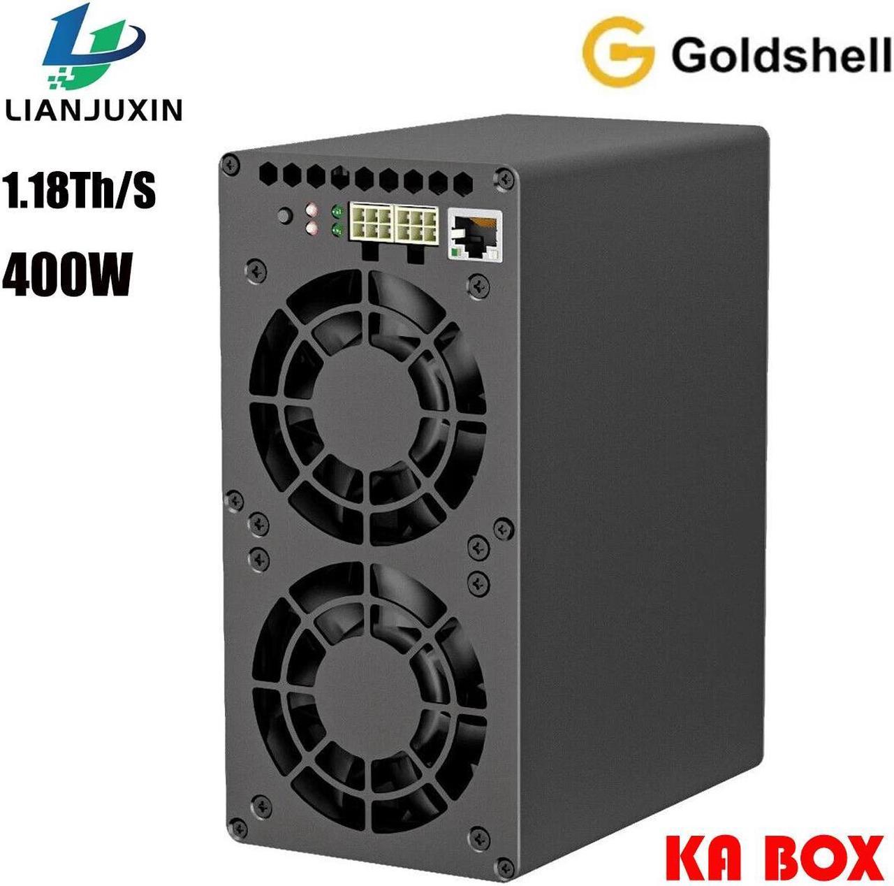 Goldshell KA BOX 1.18Th/s Kaspa Miner 400W With PSU KAS Crypto Mining Machine Kaspa Rig Asic Miner Gold shell KAS Miner Box