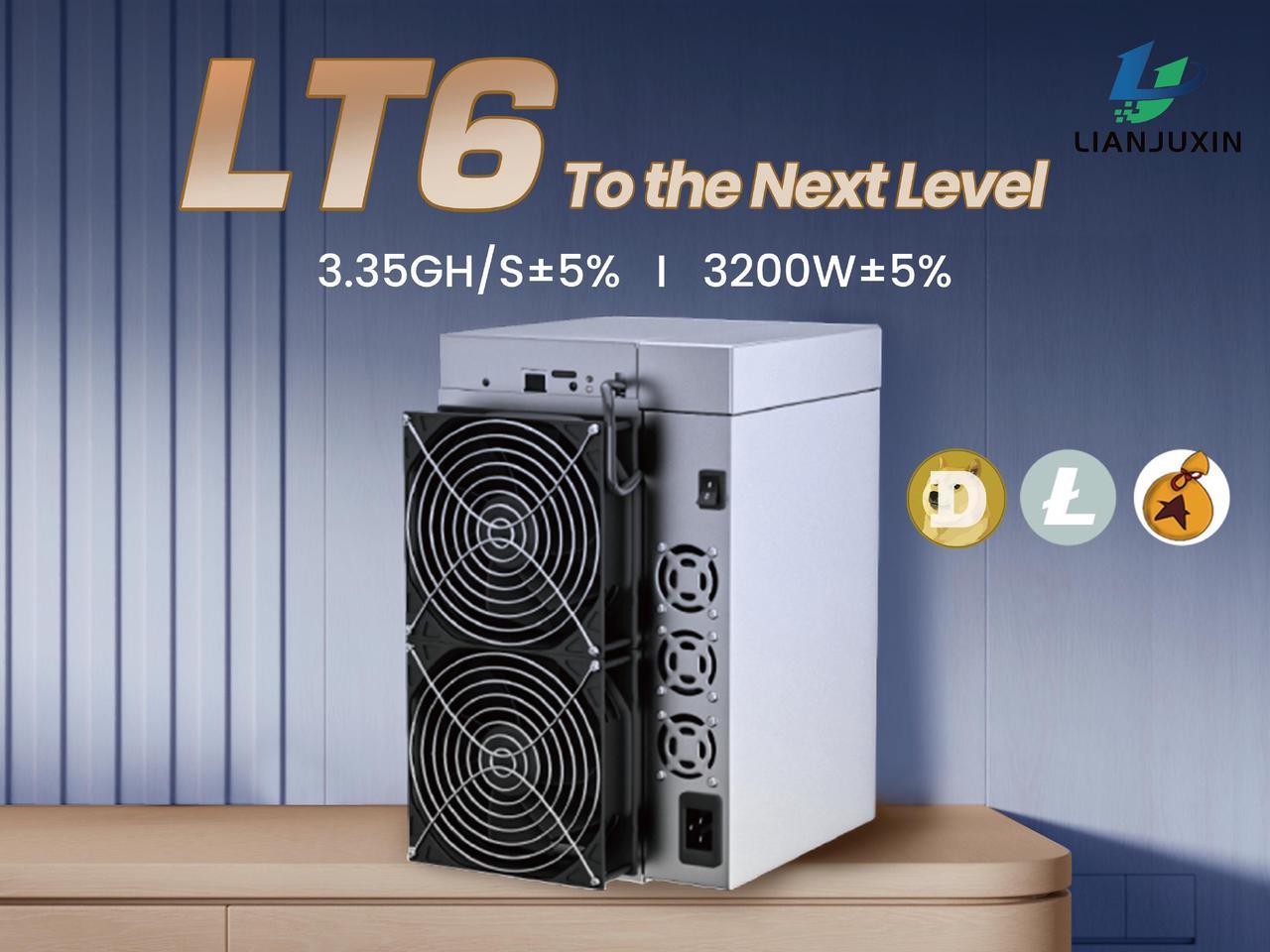 Goldshell LT6 Crypto Miner: Powerful 3.35Gh/s 3200W Power for LTC/Doge Coins Goldshell LT6