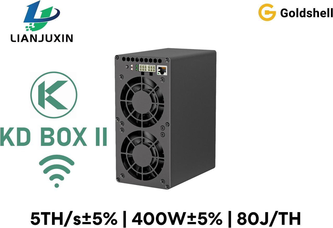 Goldshell KD Box II Kadena Miner 5TH/s 400W without PSU, WiFi version