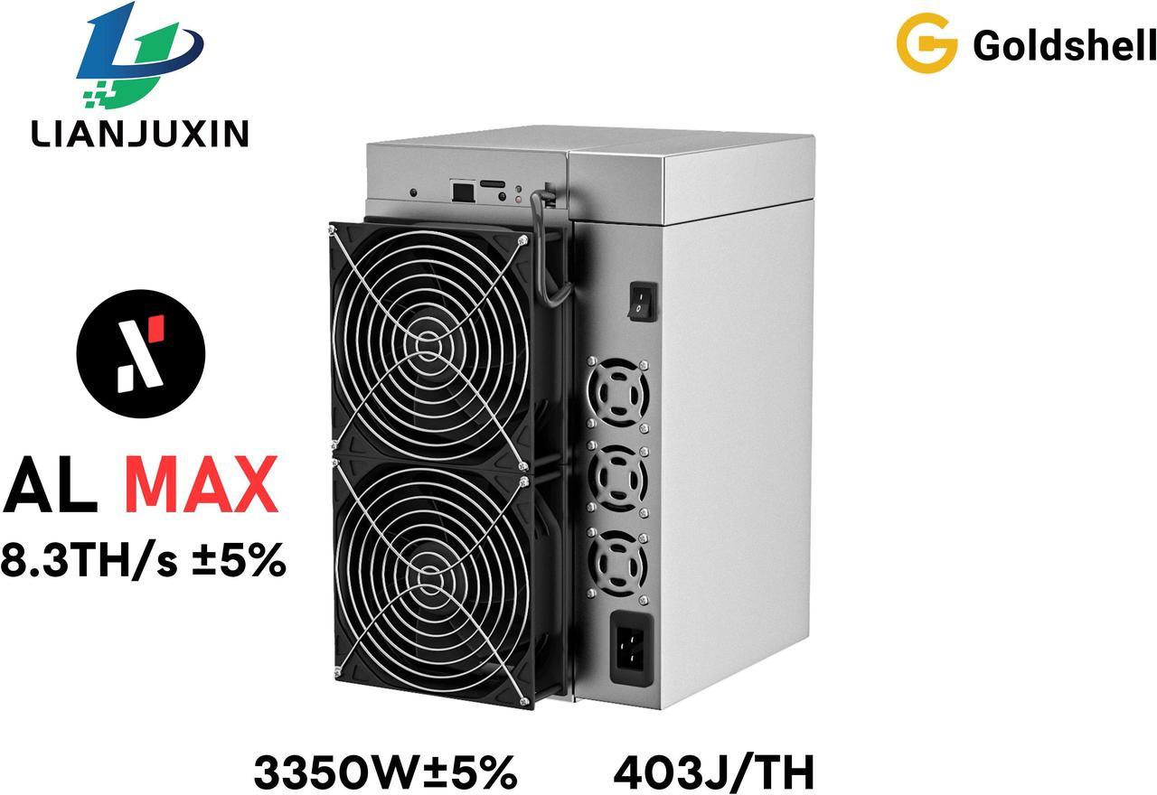 Goldshell AL MAX Crypto Miner: Powerful 8.3Th/s 3350W Power for ALPH Coins Alephium