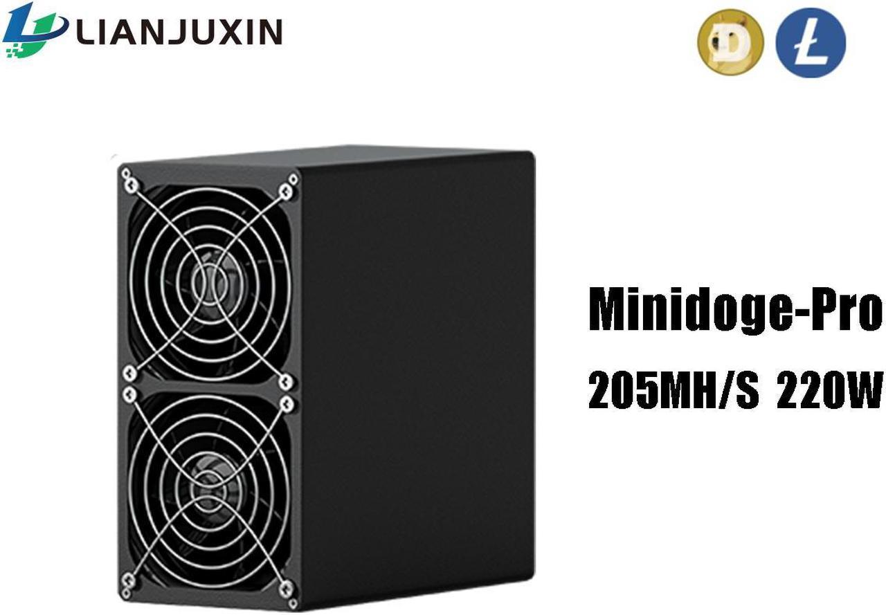 New Arrival Mini-Doge Pro(Without PSU) 205MH/S 220W Upgrade Version Noir Version minidoge pro