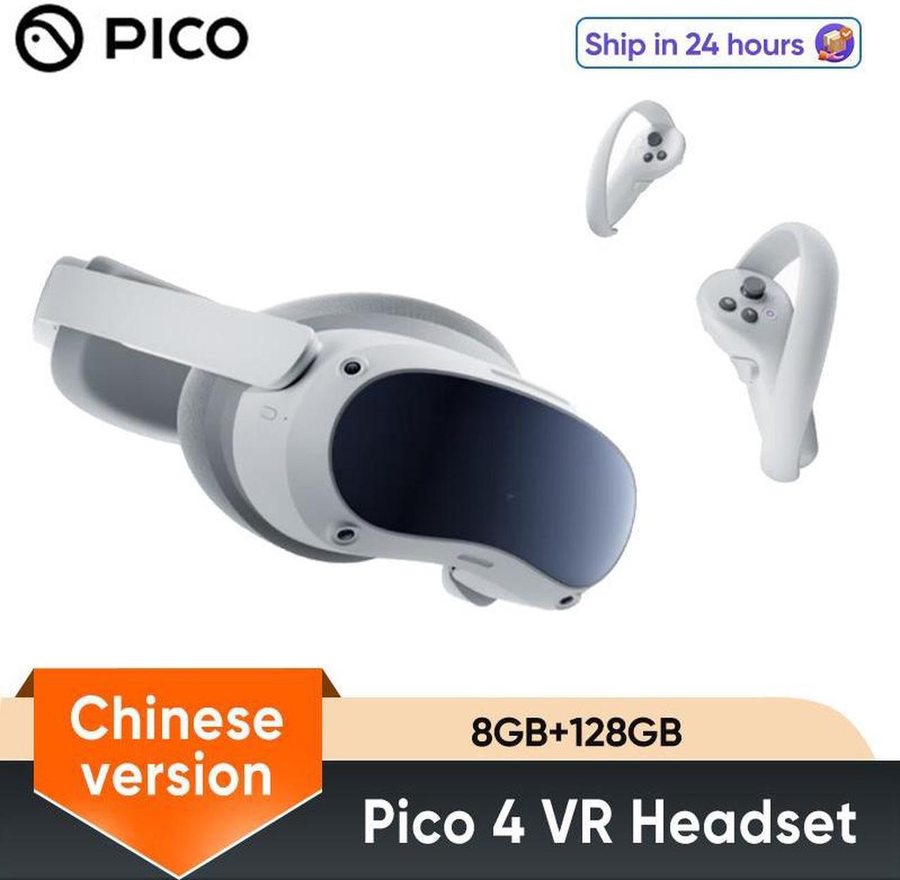 Pico 4 VR Headset 128GB Pico4 Chinese version All-In-One Virtual Reality Headset 3D VR Glasses 4K+ Display For Metaverse & Stream Gaming