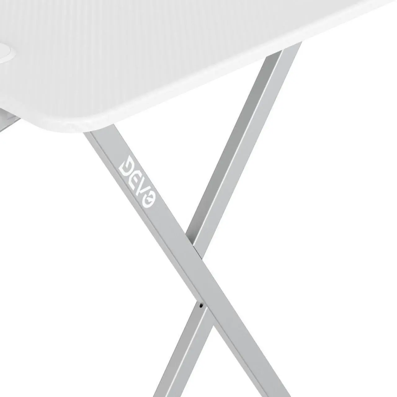 Alt view image 5 of 7 - Devo Gaming Table - Basic Attention - White