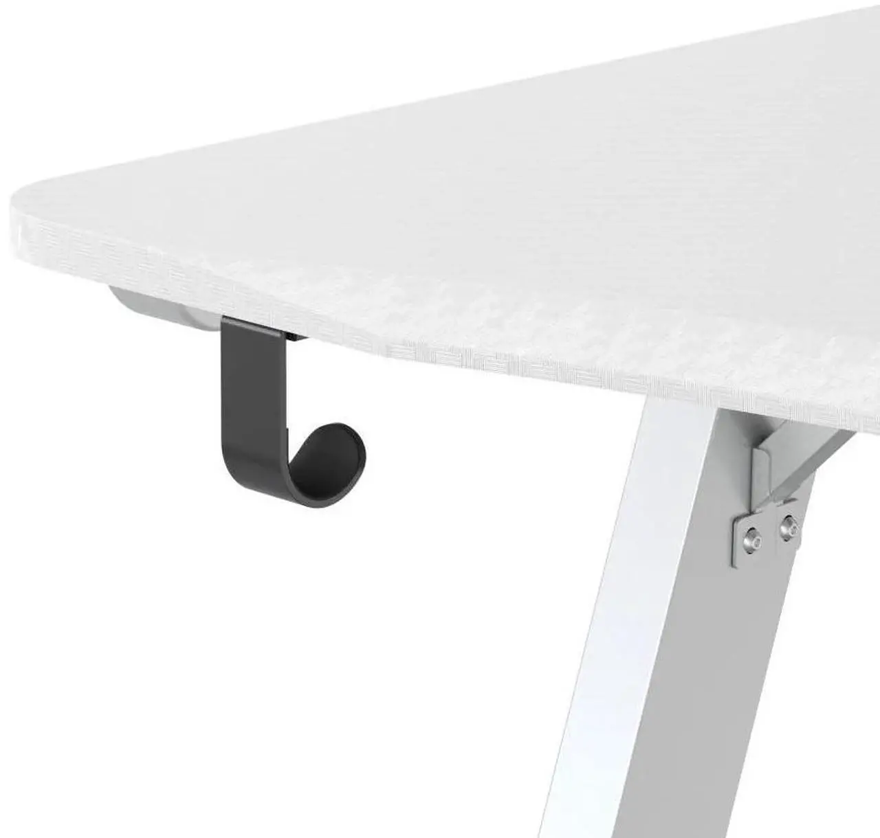 Alt view image 5 of 7 - Devo Gaming Table - Axie - White