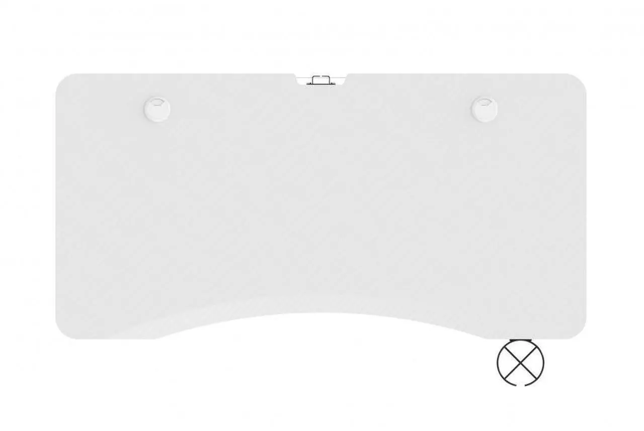 Alt view image 7 of 7 - Devo Gaming Table - Axie - White