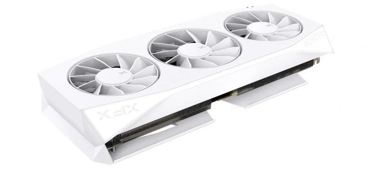 Alt view image 2 of 5 - XFX Mercury AMD Radeon RX 9060 XT OC 16GB GPU - White