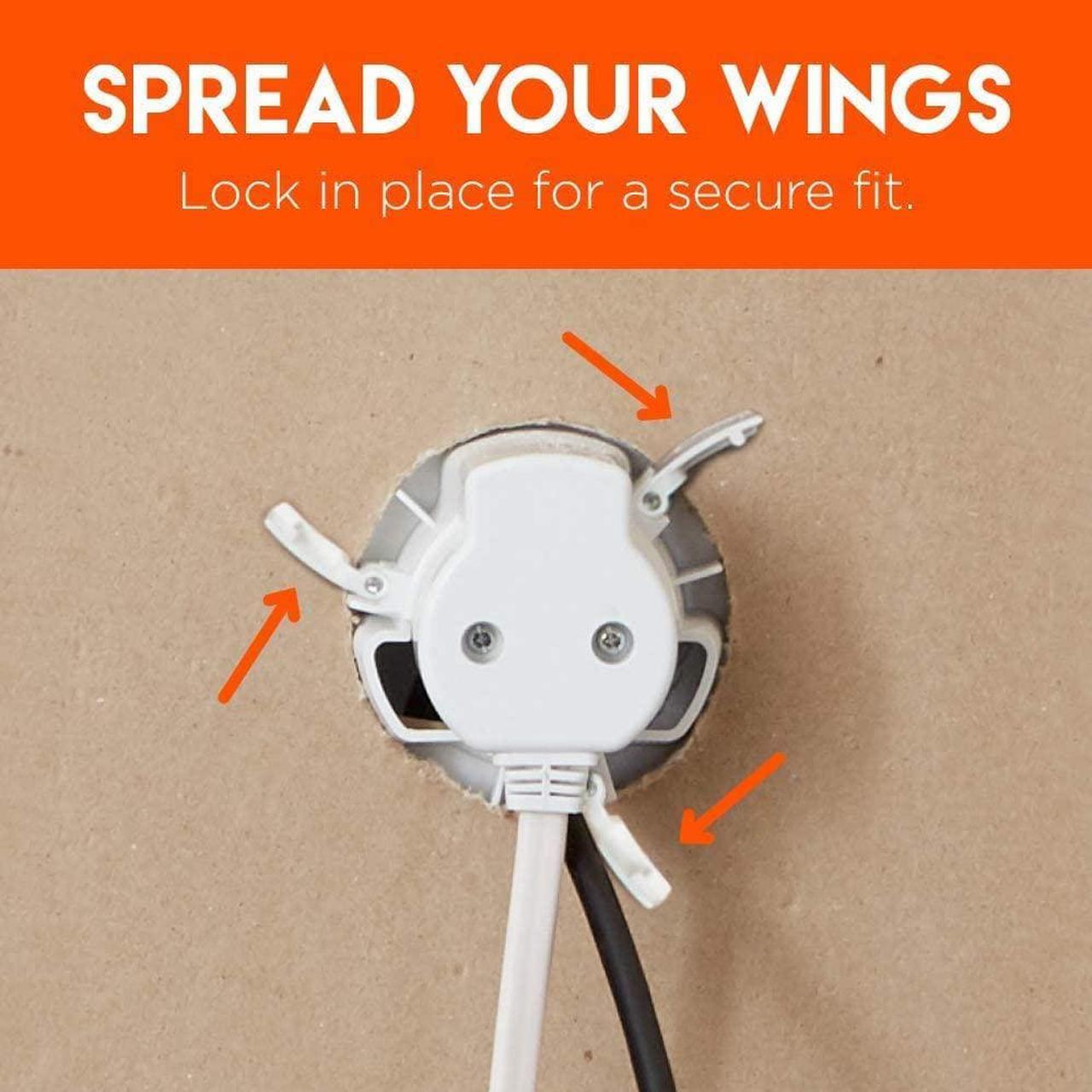 Alt view image 5 of 7 - ECHOGEAR in-Wall Cable Concealer Kit - Includes Power & Low Voltage Cable Management - Hide TV Wires When Mounting A TV - Includes Hole Saw Drill Attachment for Easy Install