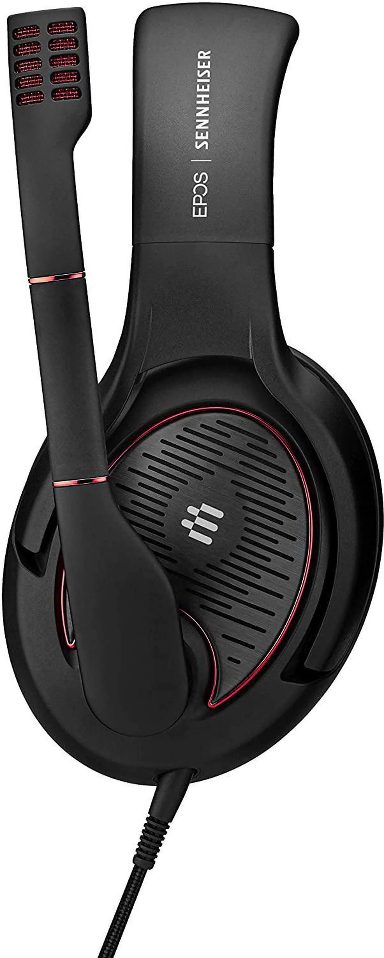 Alt view image 3 of 6 - EPOS I Sennheiser GAME ONE Gaming Headset, Open Acoustic, Noise-canceling mic, Flip-To-Mute, XXL plush velvet ear pads, compatible with PC, Mac, Xbox One, PS4, Nintendo Switch, and Smartphone - Black.