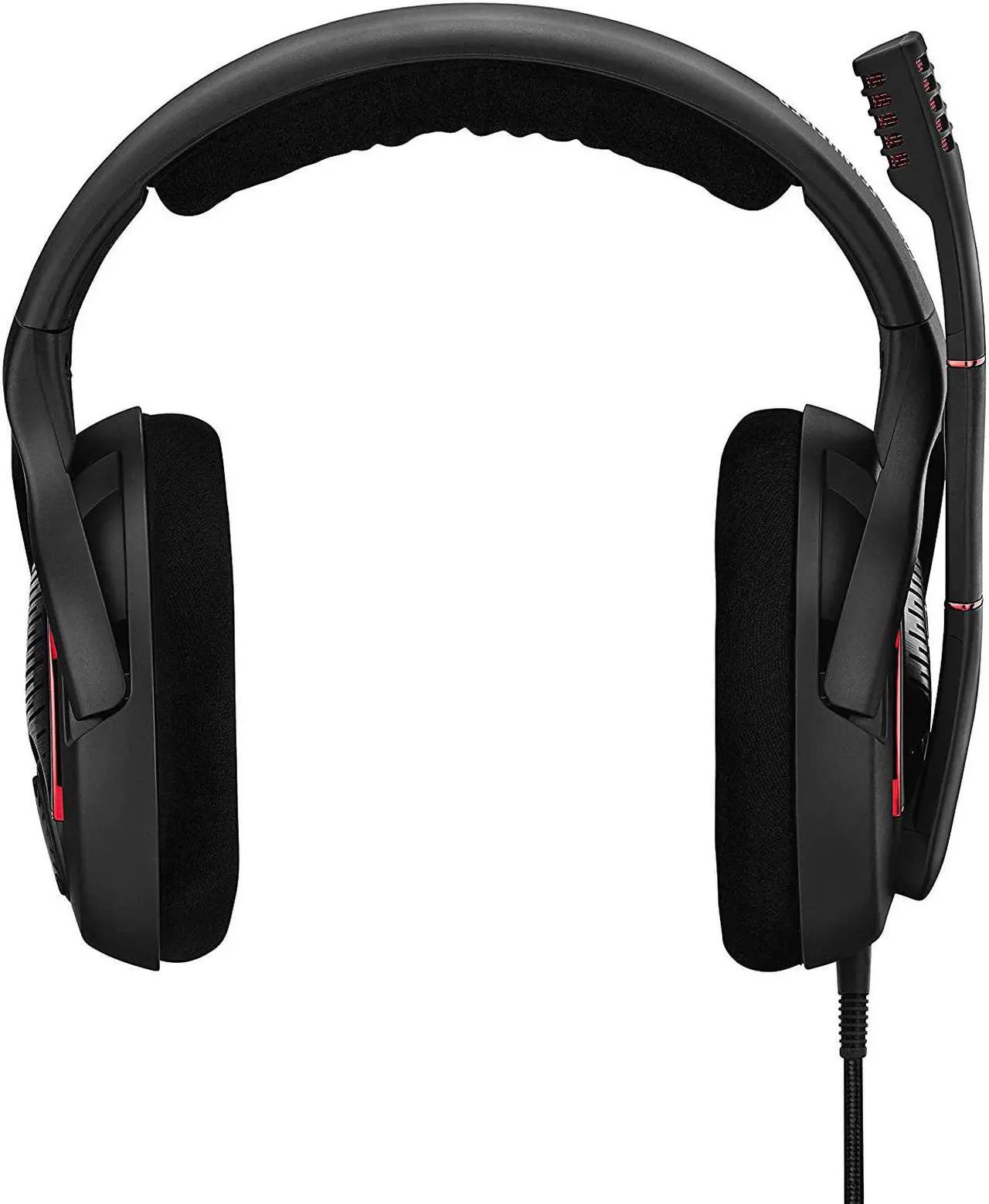 Alt view image 2 of 6 - EPOS I Sennheiser GAME ONE Gaming Headset, Open Acoustic, Noise-canceling mic, Flip-To-Mute, XXL plush velvet ear pads, compatible with PC, Mac, Xbox One, PS4, Nintendo Switch, and Smartphone - Black.