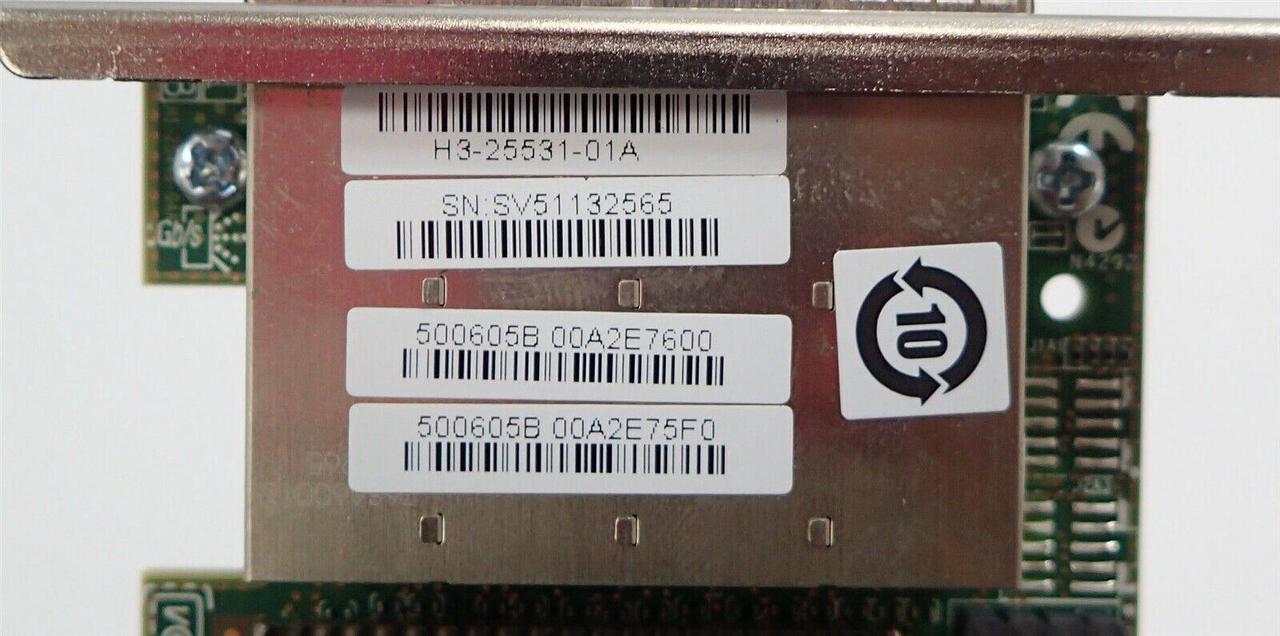 Alt view image 4 of 4 - LSI 9206-16E Quad Port SAS 6Gb/s PCI-e HBA Host Bus Adapter Card H3