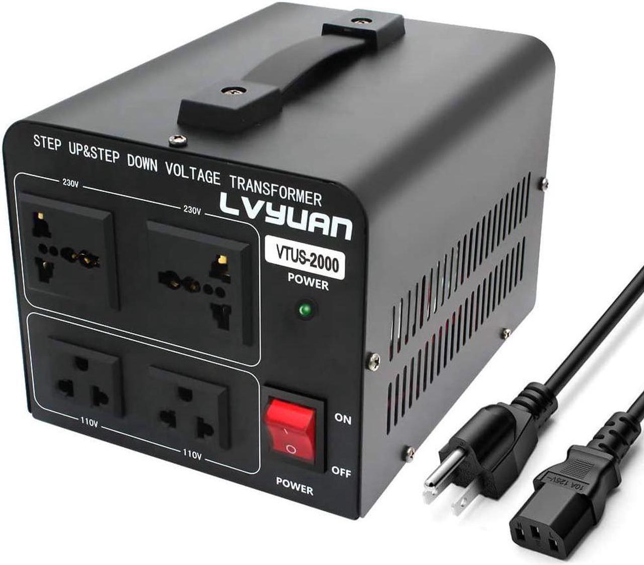 Main image of Yinleader 2000W Voltage Converter Transformer(220V to 110V, 110V to 220V) 2000 Watt Step Up/Down Converter 110/120 Volt - 220/240 Volt