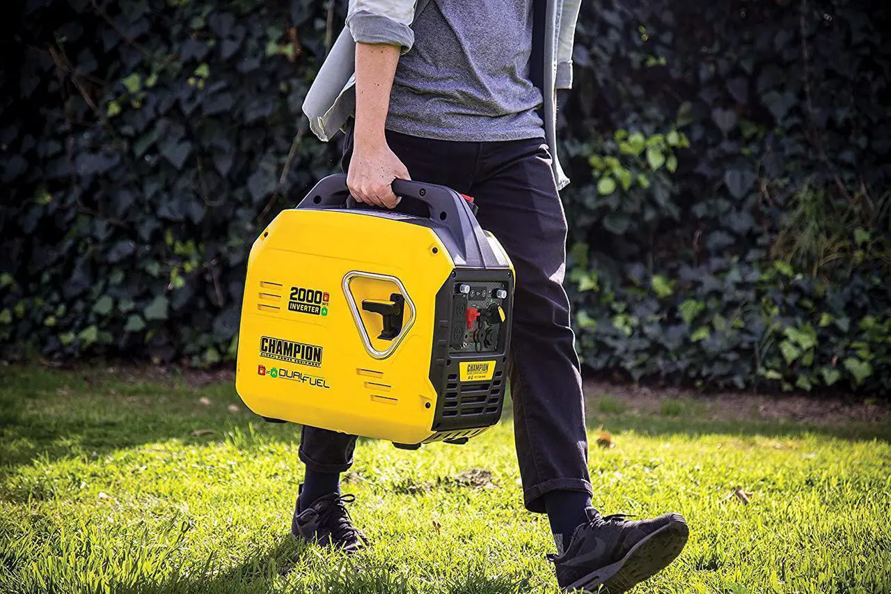 Alt view image 2 of 5 - Champion Power Equipment 2000-Watt Portable Inverter Generator, Ultralight