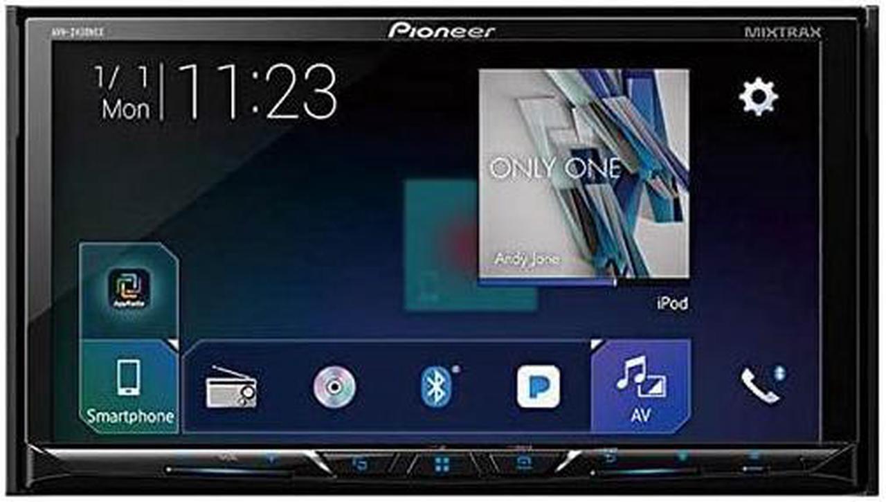 Main image of Pioneer 7" Touchscreen Double Din Android Auto and Apple CarPlay In-Dash DVD/CD Bluetooth Car Stereo Receiver