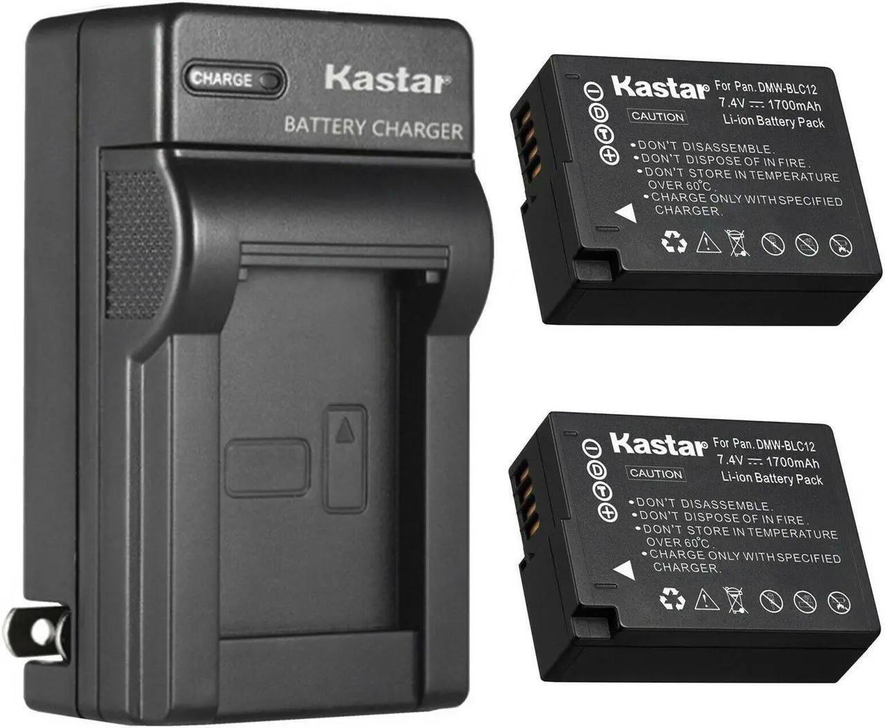 Main image of Kastar Battery Wall Charger for Panasonic DMW-BLC12 DMW-BLC12E DMW-BLC12PP BLC12