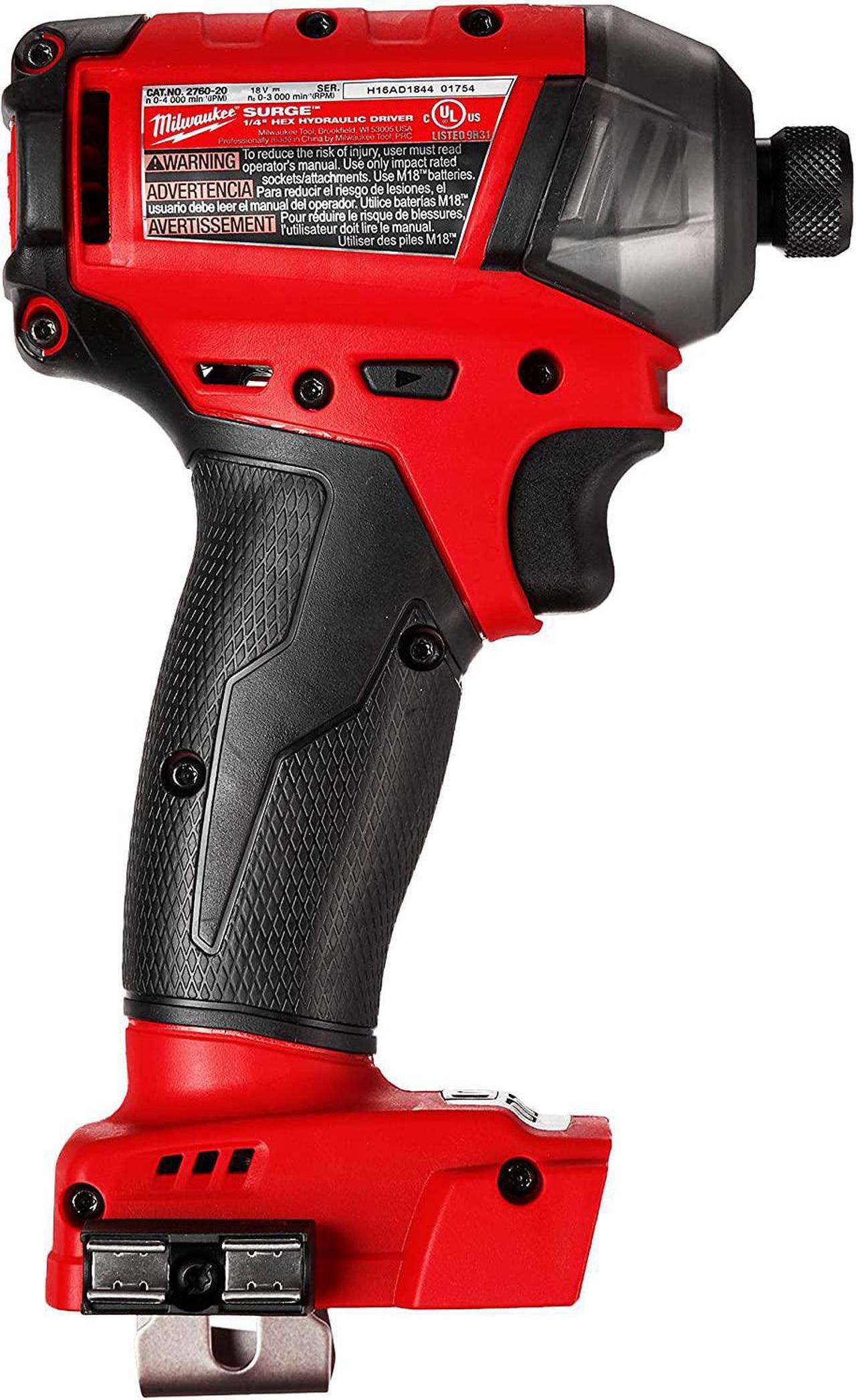 Alt view image 3 of 5 - Milwaukee ELEC TOOL 2760-20 M18 Fuel Hex Hydraulic Driver, 1/4"