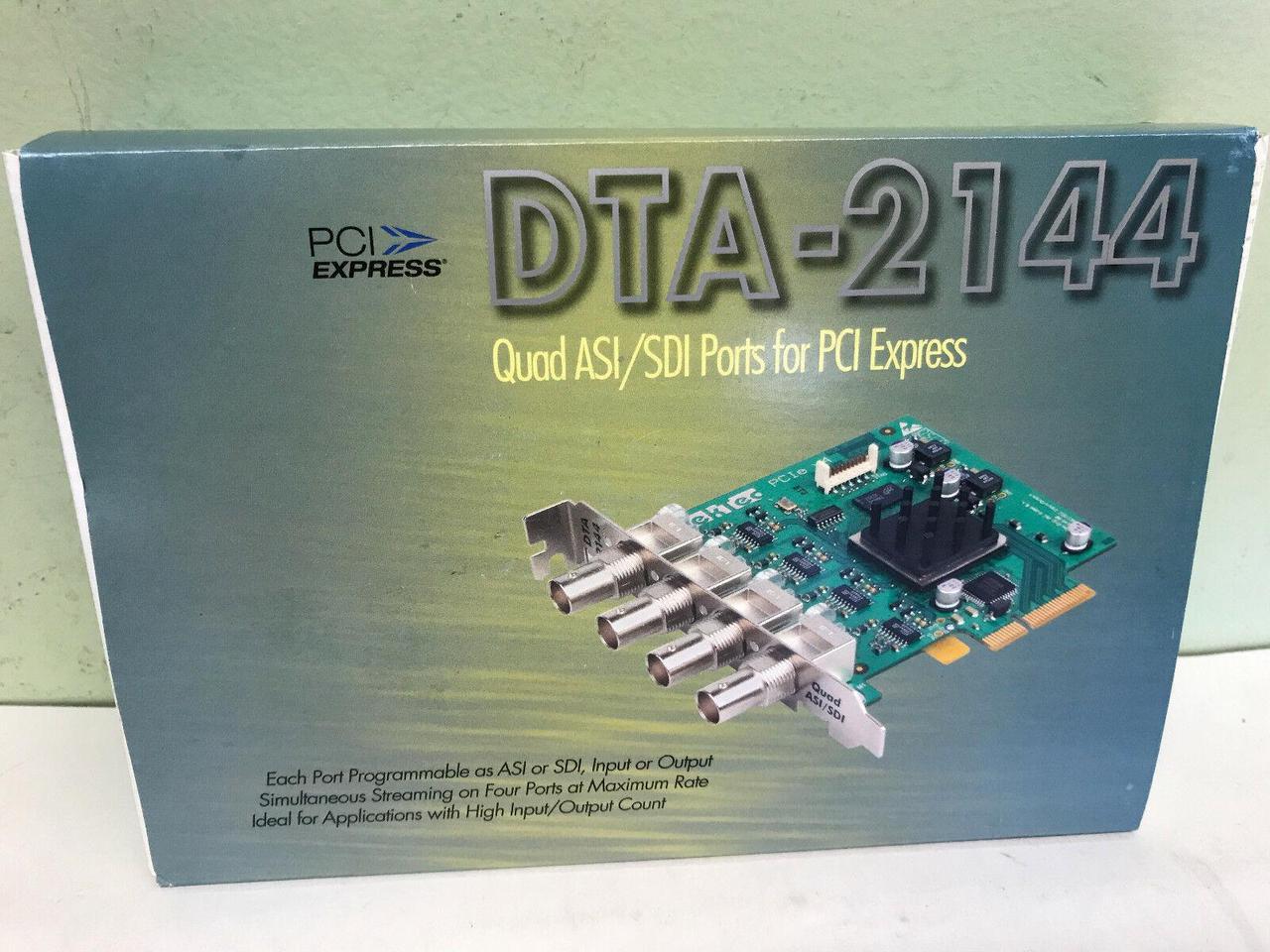 Main image of DekTec DTA-2144-SXP - Quad ASI/SDI Input/Output adapter for PCI Express