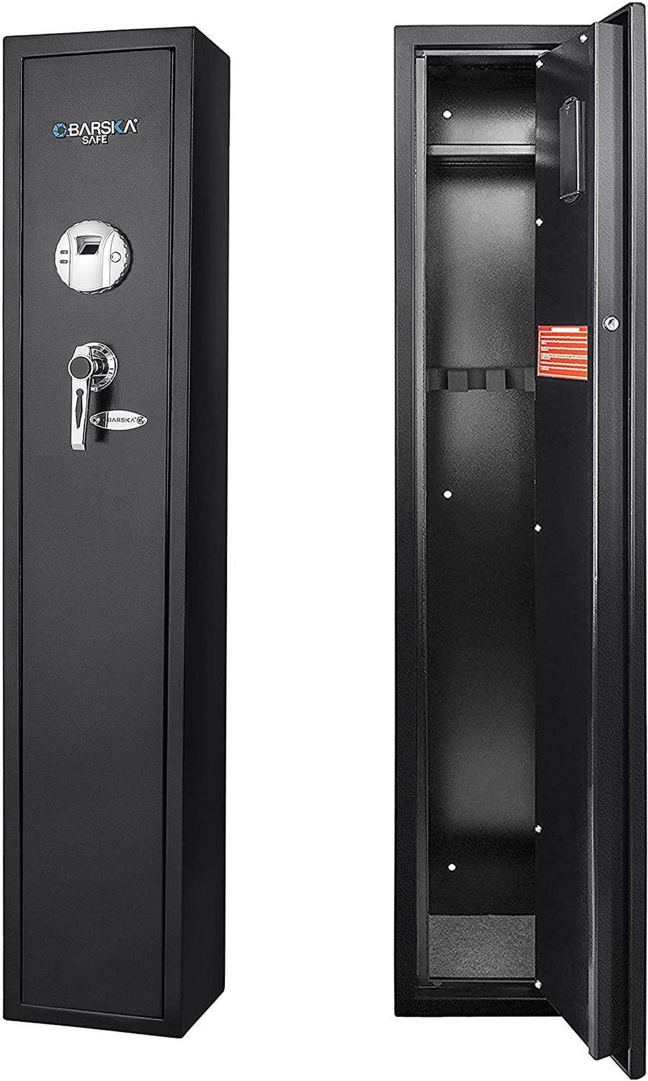 Main image of Quick and Easy Access Biometric Rifles, Firearms and Long Guns Safe for Home, Removable Shelf, Optional Silent Mode, 1.83 Cubic Ft