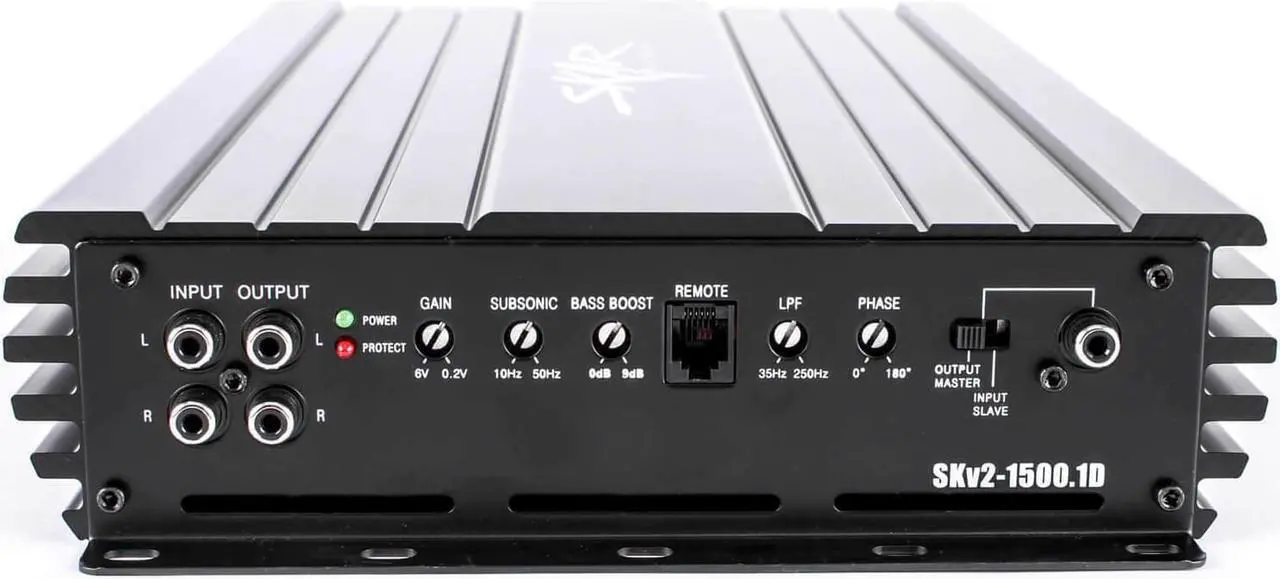 Alt view image 2 of 5 - SKAR AUDIO SKv2-1500.1D 2,200 WATT MAX POWER CLASS D MONOBLOCK SUB AMPLIFIER