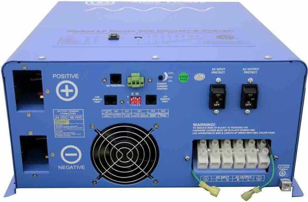 Alt view image 2 of 4 - 4000 WATT PURE SINE INVERTER CHARGER 24Vdc TO 120Vac OUTPUT LISTED TO UL