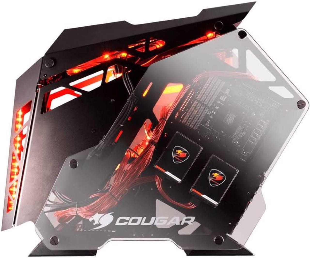Alt view image 4 of 5 - Cougar CONQUER ATX Gaming Case - / Mini ITX / Micro ATX PC Case / ATX Computer Case- Mid Tower -Tempered Glass - Fan and Water Cooling Support