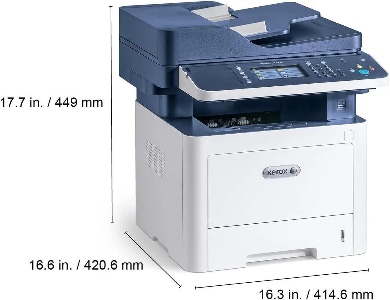 Alt view image 3 of 4 - Xerox WorkCentre 3335/DNI Monochrome Multifunction Printer