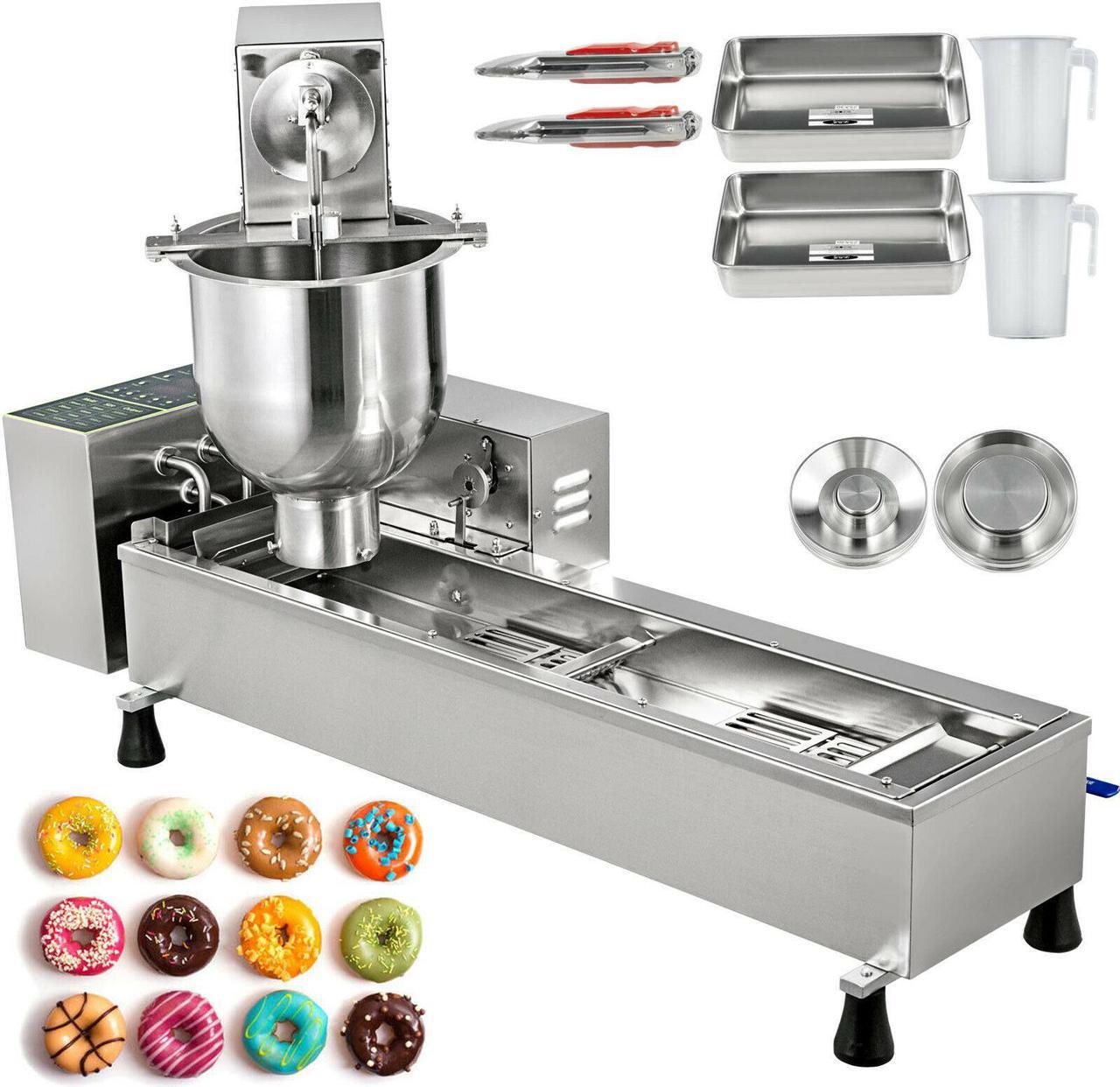 Main image of Commercial Automatic Donut Maker Doughnut Making Machine 3 Sets Free Mold