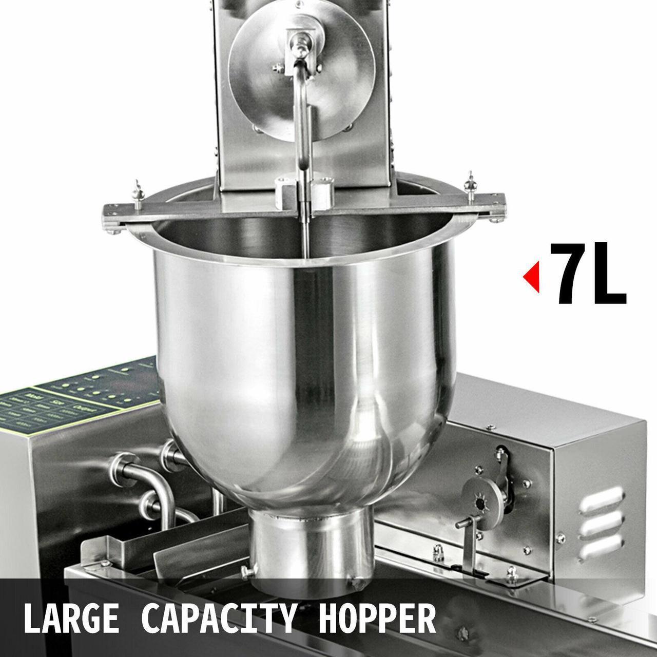 Alt view image 4 of 7 - Commercial Automatic Donut Maker Doughnut Making Machine 3 Sets Free Mold