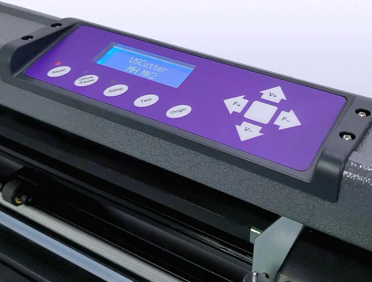 Alt view image 2 of 6 - 28" MH Vinyl Cutter Plotter with Stand and VinylMaster Cut v5 Software