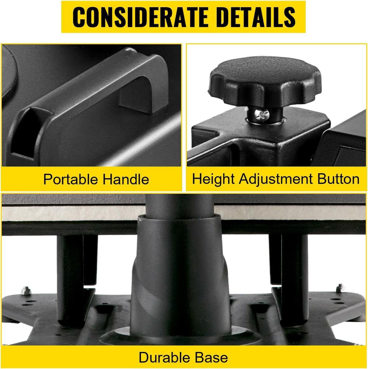 Alt view image 6 of 7 - 5 in 1 Heat Press 15"x12" + 14" Vinyl Cutter Plotter Printer Sublimation Machine