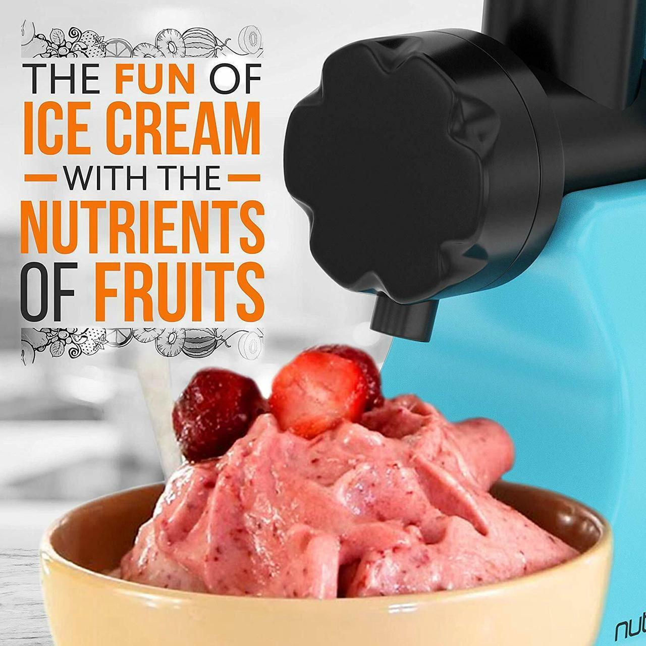 Alt view image 4 of 7 - Nutrichef NCIM30 Electric Maker-Fruit Sorbet Machine (Frozen Yogurt, Ice Cream)
