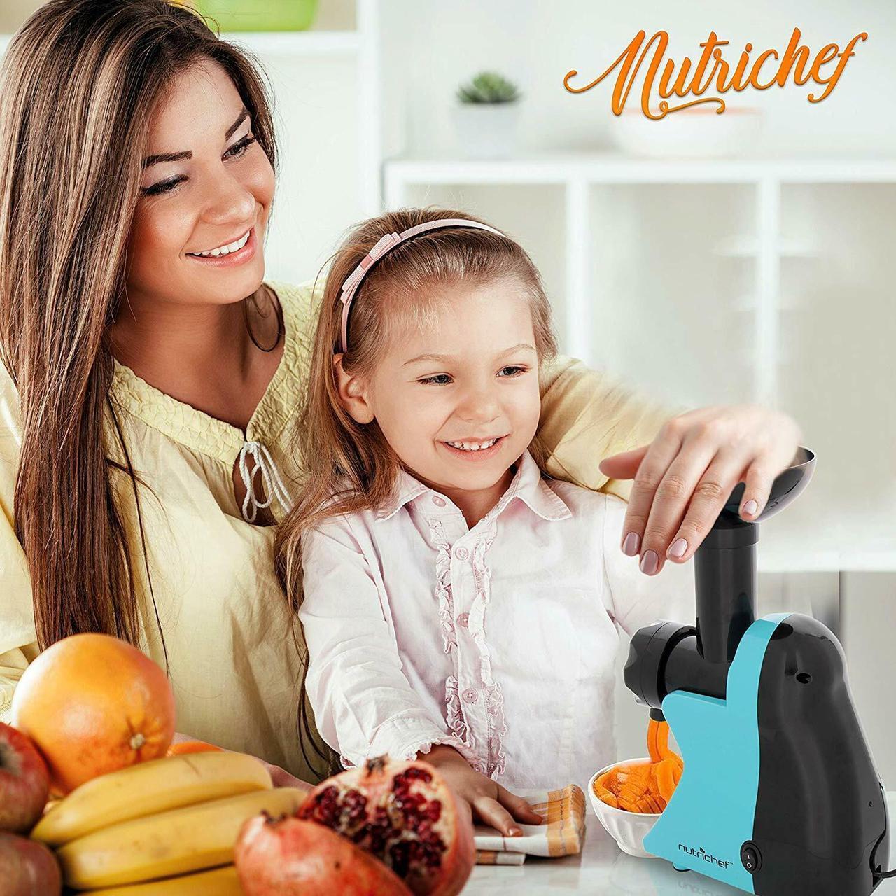 Alt view image 5 of 7 - Nutrichef NCIM30 Electric Maker-Fruit Sorbet Machine (Frozen Yogurt, Ice Cream)