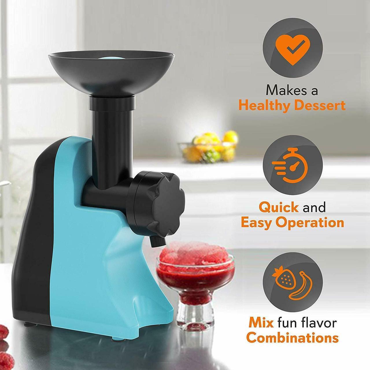 Alt view image 7 of 7 - Nutrichef NCIM30 Electric Maker-Fruit Sorbet Machine (Frozen Yogurt, Ice Cream)