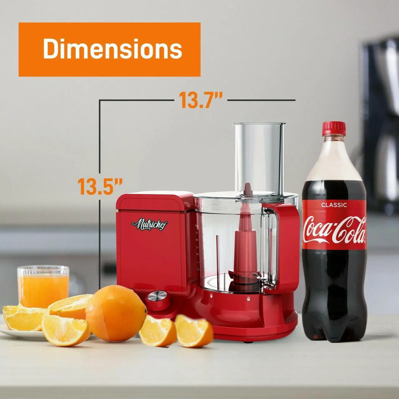 Alt view image 3 of 7 - NutriChef Multipurpose & Ultra Quiet Powerful Motor Multifunction Food Processor