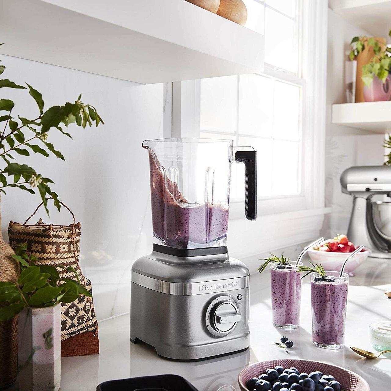 Alt view image 3 of 5 - KitchenAid K400 Variable Speed Blender Contour Silver