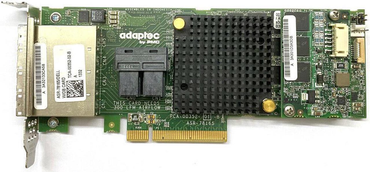 Main image of OEM Adaptec Controller Card 2277000-R RAID ASR-78165 6Gb/s PCI-E SAS/ SATA 0KT1V