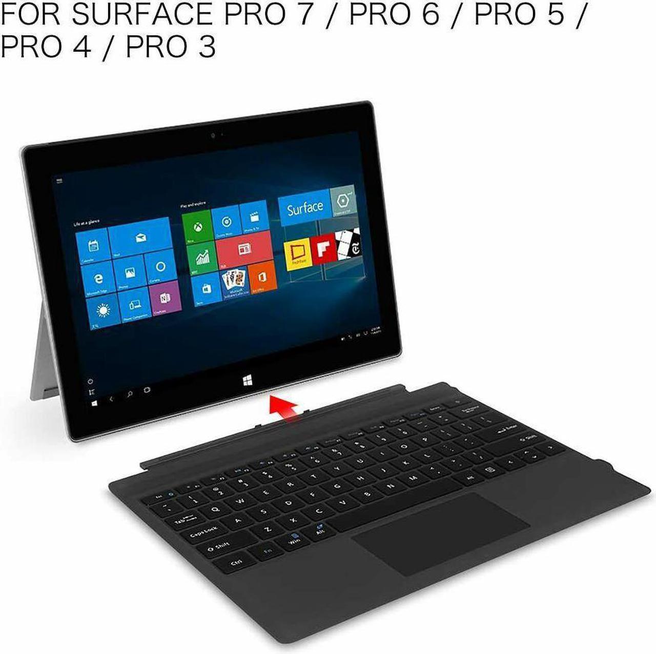 Alt view image 5 of 7 - Type Cover For Microsoft Surface Pro 7 6 5 4 3 Slim Wireless Bluetooth Keyboard