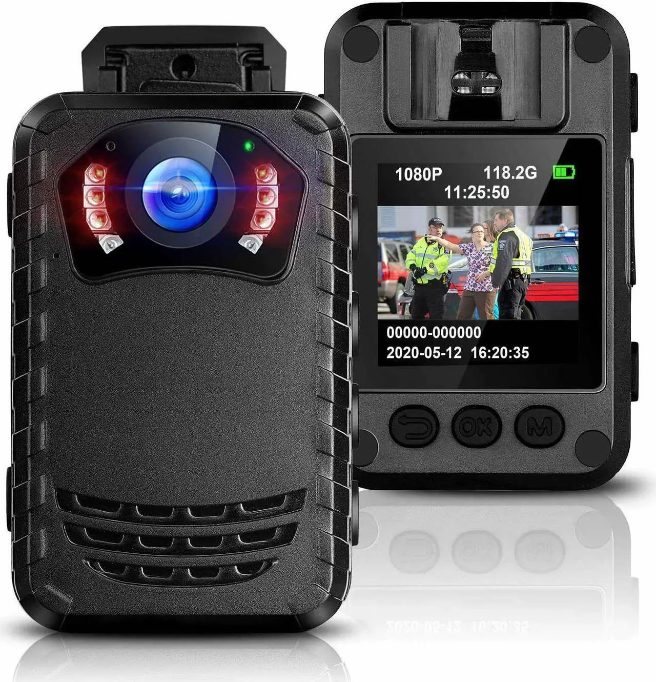 Main image of BOBLOV Mini Body Camera FHD 1296P up to 256GB Police Camera for Daily Protection