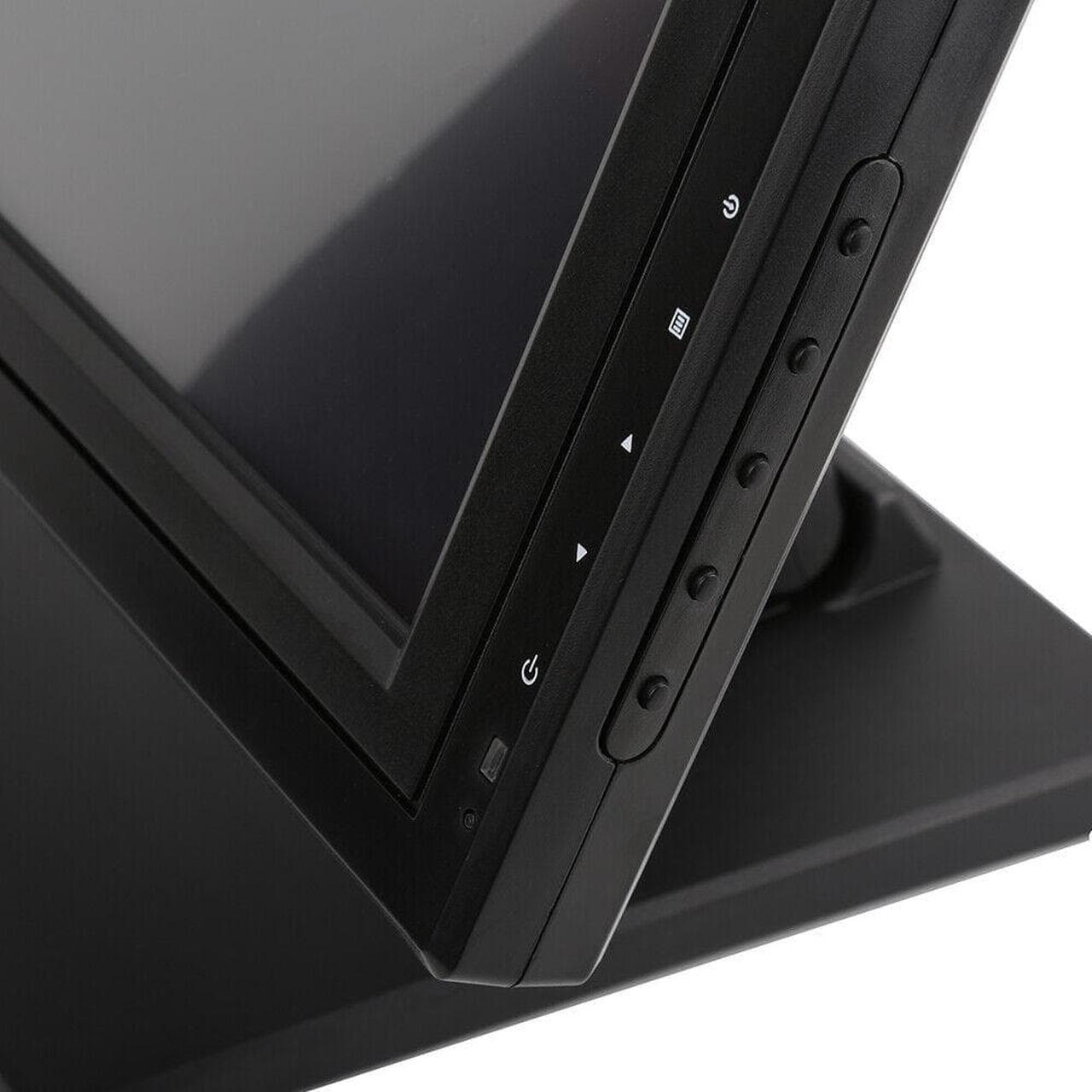 Alt view image 6 of 7 - 17" LCD Display Touch Screen Monitor w/POS Stand For Order Taking/Cash Register