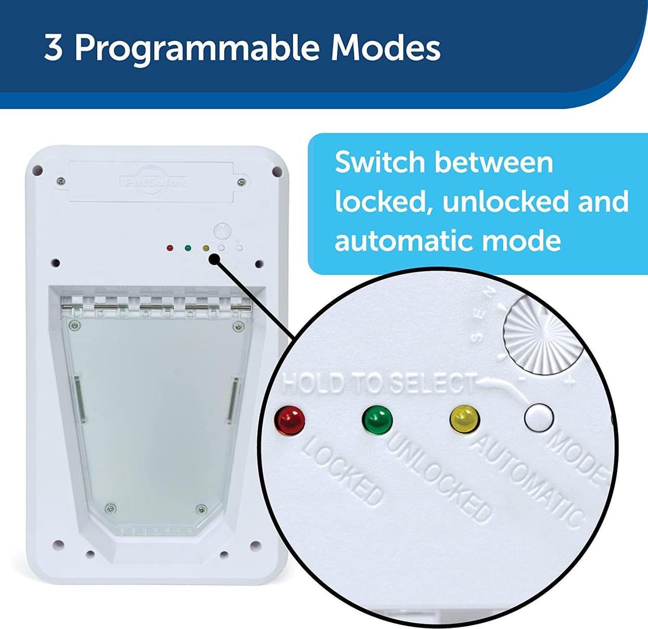 Alt view image 3 of 6 - Electronic SmartDoor - Collar Activated Dog and Cat Door - Large Pets Door with smartkey